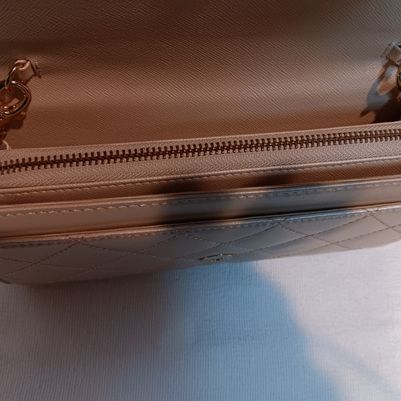 Bebe Clutch/Shoulder Bag in Pale Pink - Picture 10 of 12